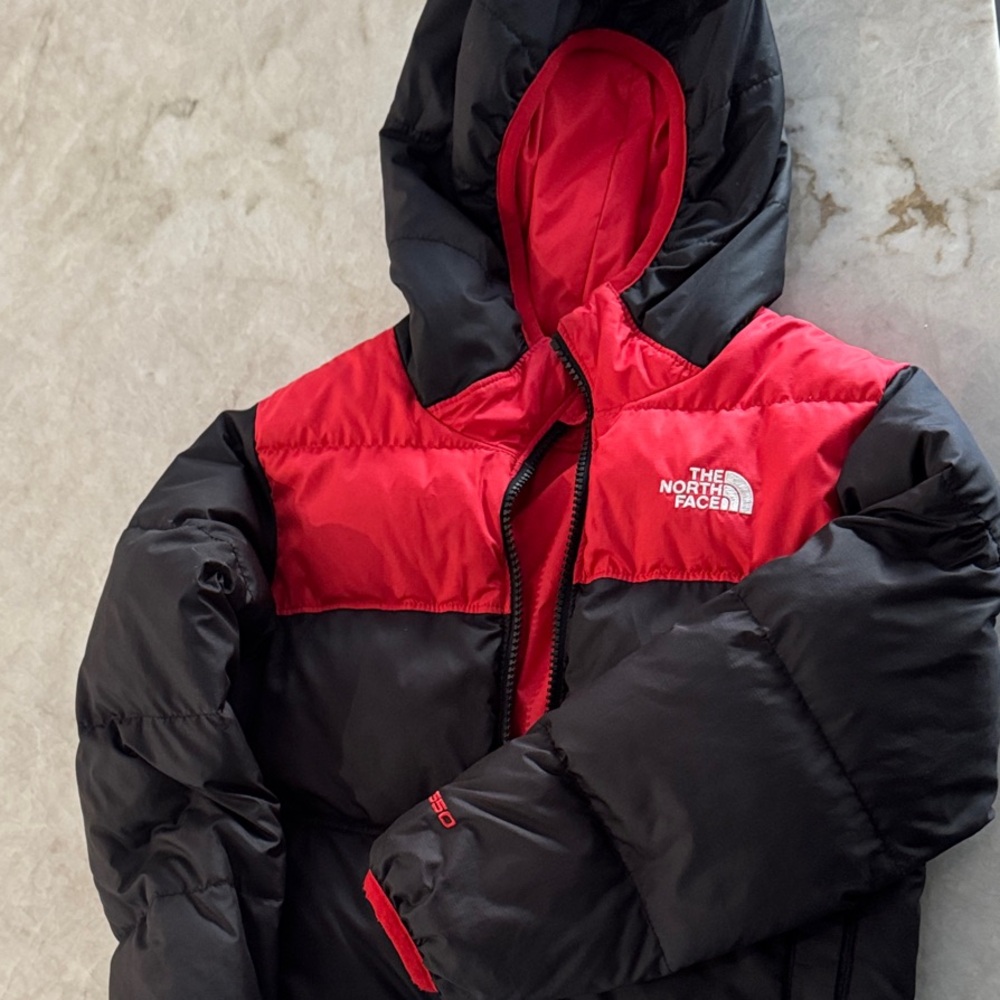 The North Face Kids Puffer Jacket in Red and Black
